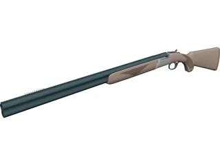Shotgun (Over and Under) 3D Model preview