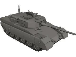 Tank Battle 3D Model preview