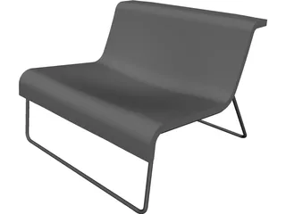 Bench Kartell 3D Model preview