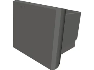 Monitor CRT (19 inch) 3D Model preview
