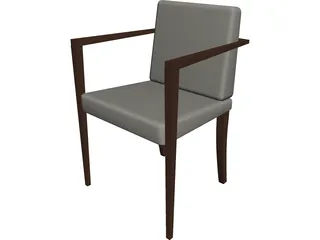 Chair Frenchline 3D Model preview