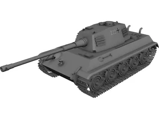 Panther PzKw V 3D Model preview