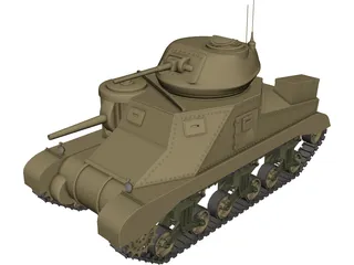 M-3 General Grant 3D Model preview
