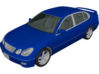 Toyota Aristo 3D Model preview