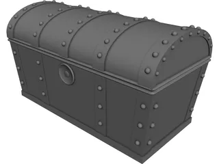 Treasure Chest 3D Model preview