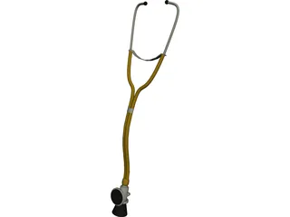 Stethoscope 3D Model preview
