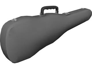 Violin Case 3D Model preview