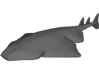 Angel Shark 3D Model preview