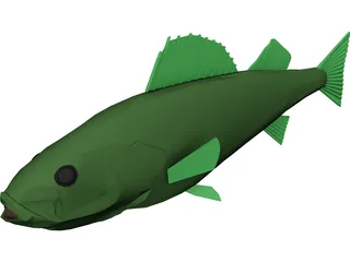 Walleye 3D Model preview