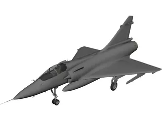 Dassault Mirage 2000 3D Model preview