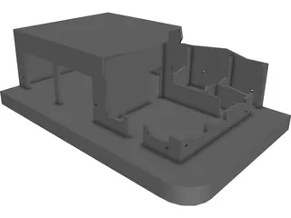 Mout Rubble Service Station 3D Model preview