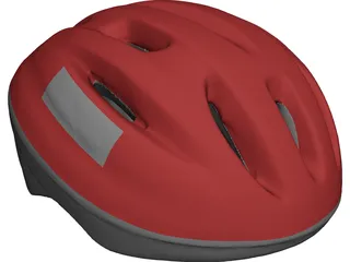 Helmet Bicycle 3D Model preview