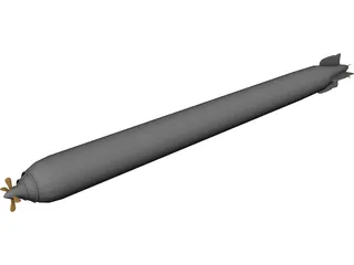 Torpedo 3D Model preview