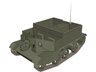 Universal (Bren Gun) Carrier 3D Model preview
