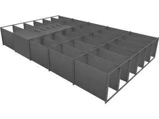 Closet 3D Model preview