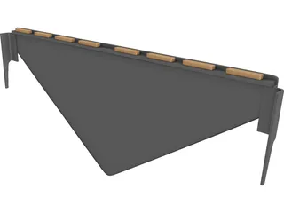 Federal Signal Jet Police Lightbar 3D Model preview