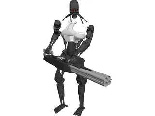 T-800A Dark Hunter 3D Model preview