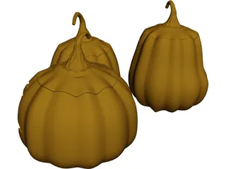Jack O Lanterns 3D Model preview