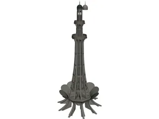 Minar-e-Pakistan 3D Model preview