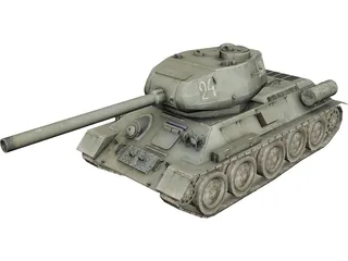 T-34 3D Model preview