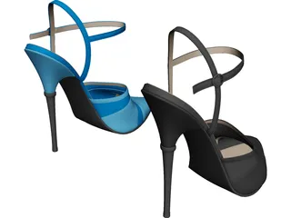 High Heels 3D Model preview