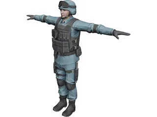 SWAT 3D Model preview