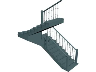 Staircase 3D Model preview