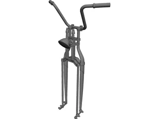 Springer Fork 3D Model preview