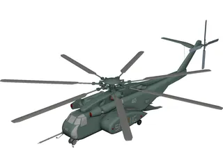 Sikorsky MH-53E Sea Dragon 3D Model preview