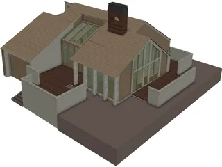 House 3D Model preview
