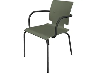 Living Room Contemporan 3D Model preview