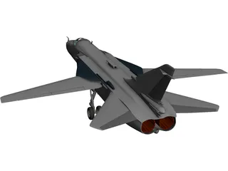 Sukhoi Su-24 Fencer 3D Model preview