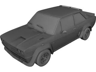 Fiat 131 Abarth 3D Model preview