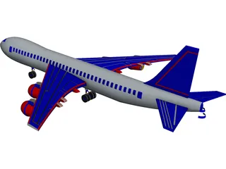 Boeing 737 3D Model preview