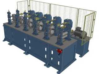 Roll Forming 3D Model preview