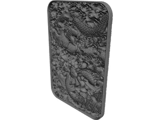Wall Statue 3D Model preview