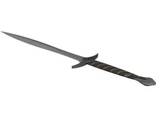 Sting Sword 3D Model preview