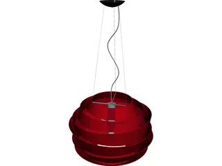 Le Soleil Suspension Lamp 3D Model preview