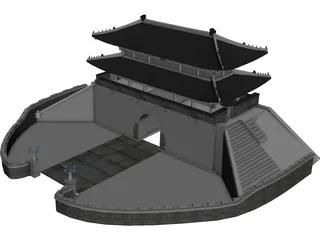 Namdaemun 3D Model preview