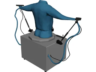 Ironing Mannequin 3D Model preview