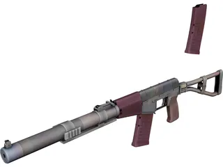 AS-VAL 3D Model preview