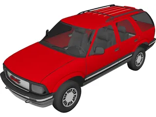 GMC Jimmy (1995) 3D Model preview