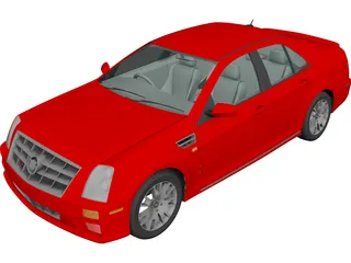 Cadillac STS 3D Model preview