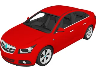 Chevrolet Cruze 3D Model preview