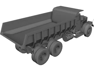 Kraz 256 3D Model preview