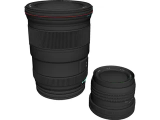 Canon Lenses 3D Model preview