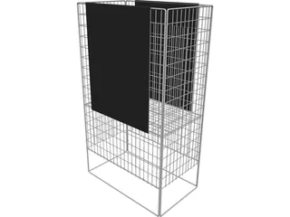 Dump Bin 3D Model preview