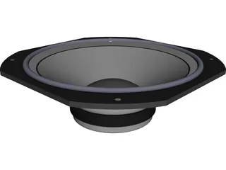 Speaker 3D Model preview