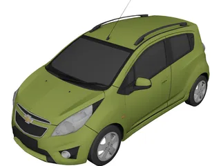 Chevrolet Spark 3D Model preview