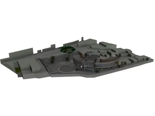Cultural Center 3D Model preview